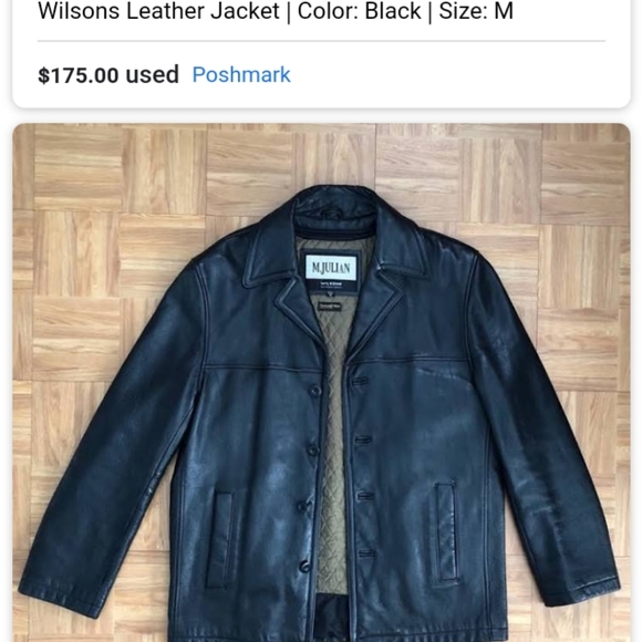 Wilson's leather jacket M.Julian - Picture 4 of 5